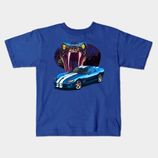 Viper Cyan Kids T-Shirt